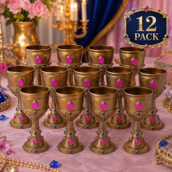 Molded Keepsake Crown Goblets - 12 Pack